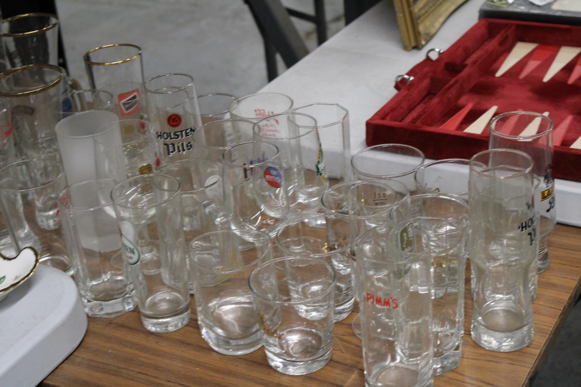 A LARGE QUANTITY OF BRANDY BEER GLASSES, TUMBLERS, ETC - Image 3 of 5
