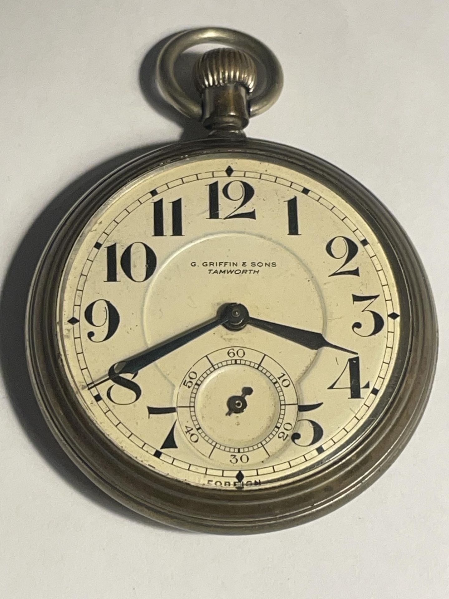 A G GRIFFIN AND SONS TAMWORTH GENTS POCKET WATCH
