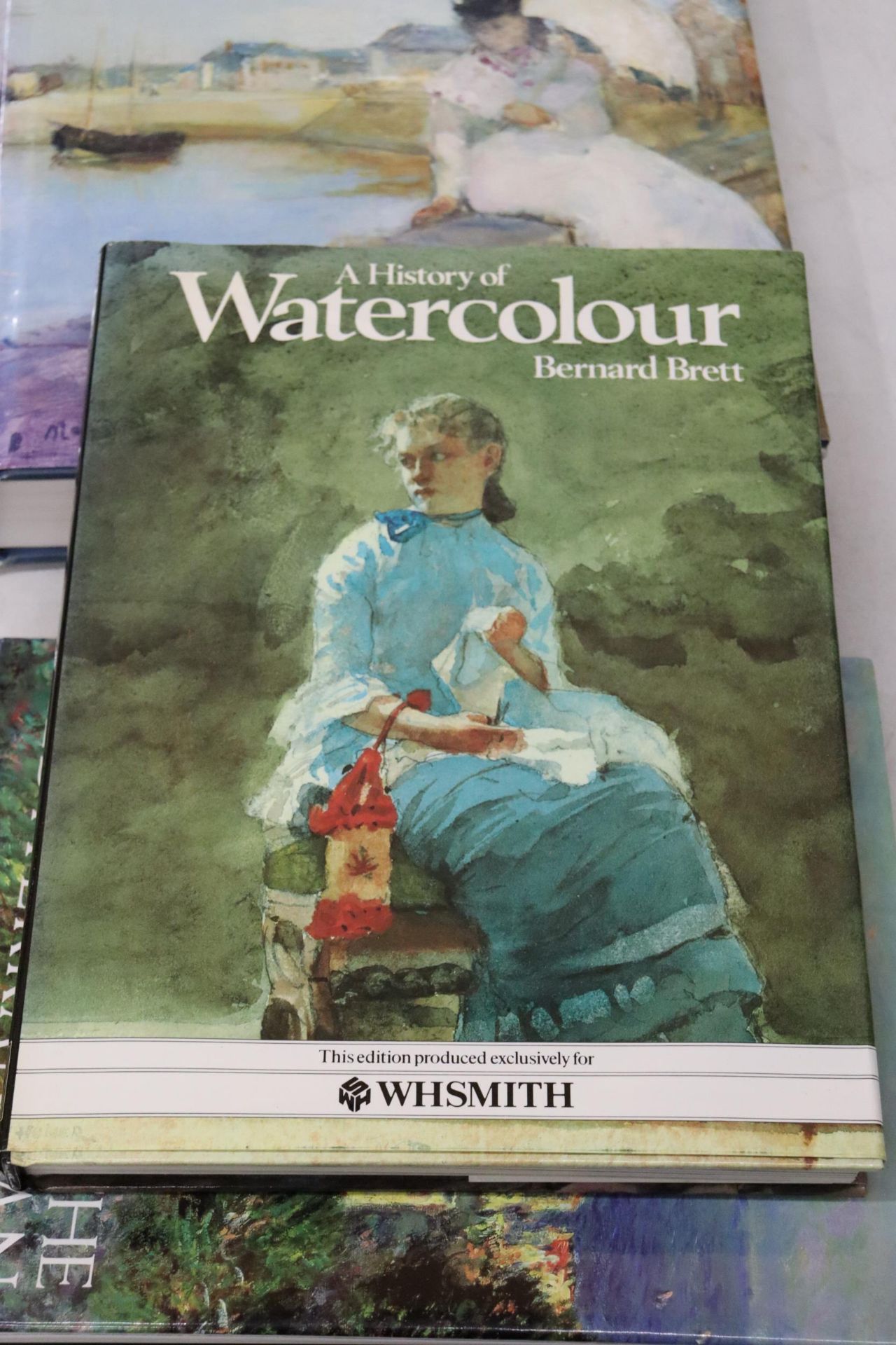 THREE HARDBACK ART THEMED BOOKS TO INCLUDE MONET AND THE MEDITERRANEAN, A HISTORY OF WATERCOLOUR AND - Image 3 of 6