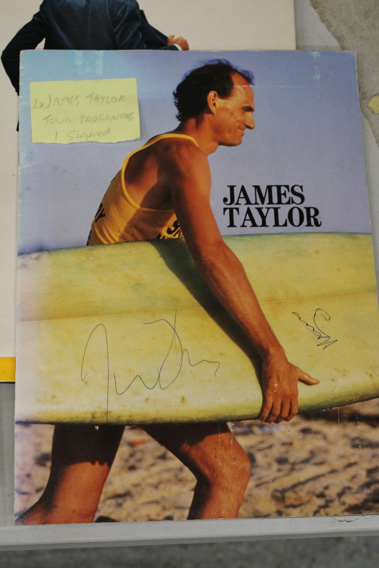 SEVEN JAMES TAYLOR LP RECORD PLUS TWO JAMES TAYLOR PROGRAMMES, ONE SIGNED - Image 4 of 5