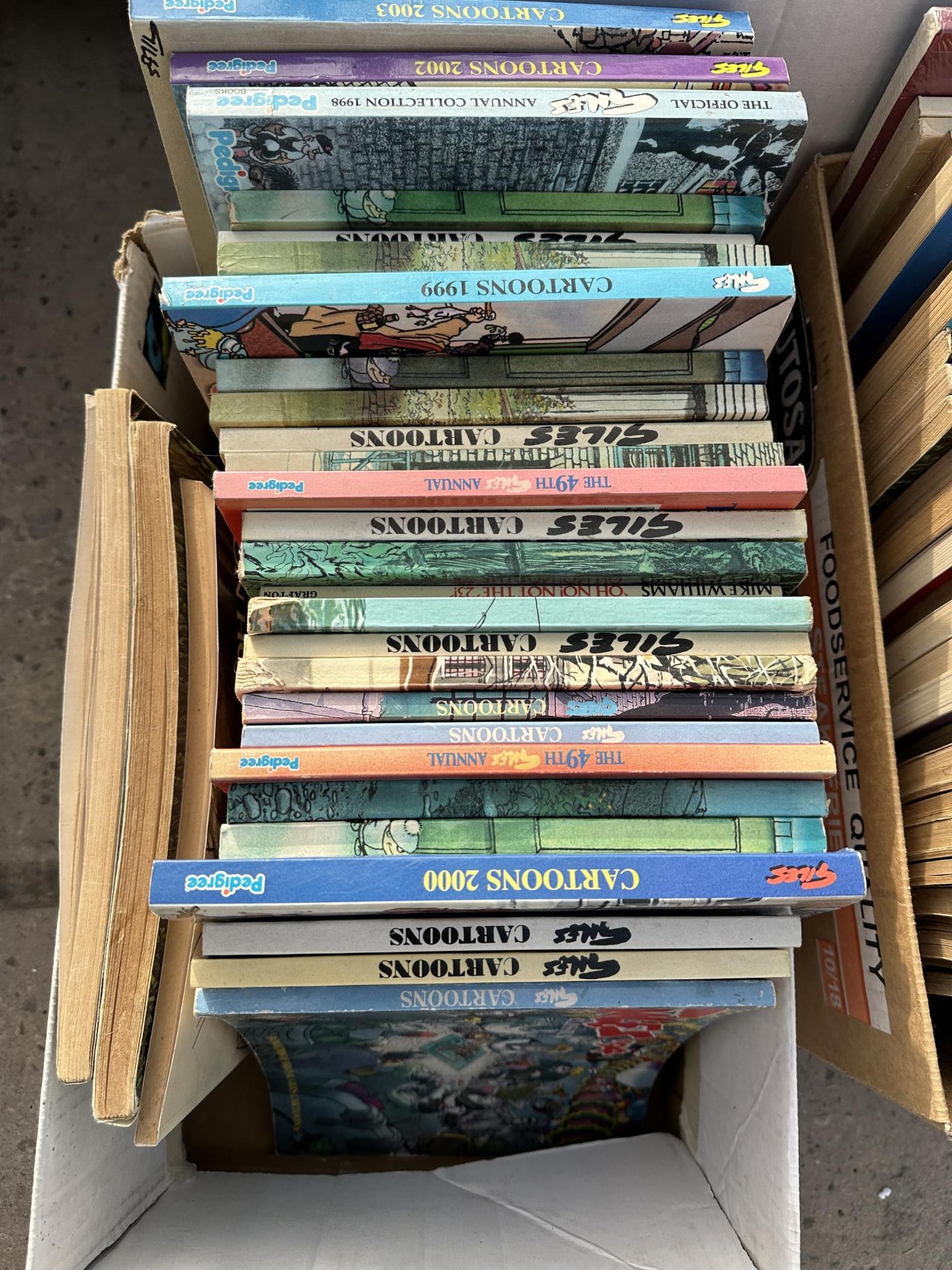 A LARGE QUANTITY OF VINTAGE AND RETRO GILES COMIC BOOKS - Image 2 of 4