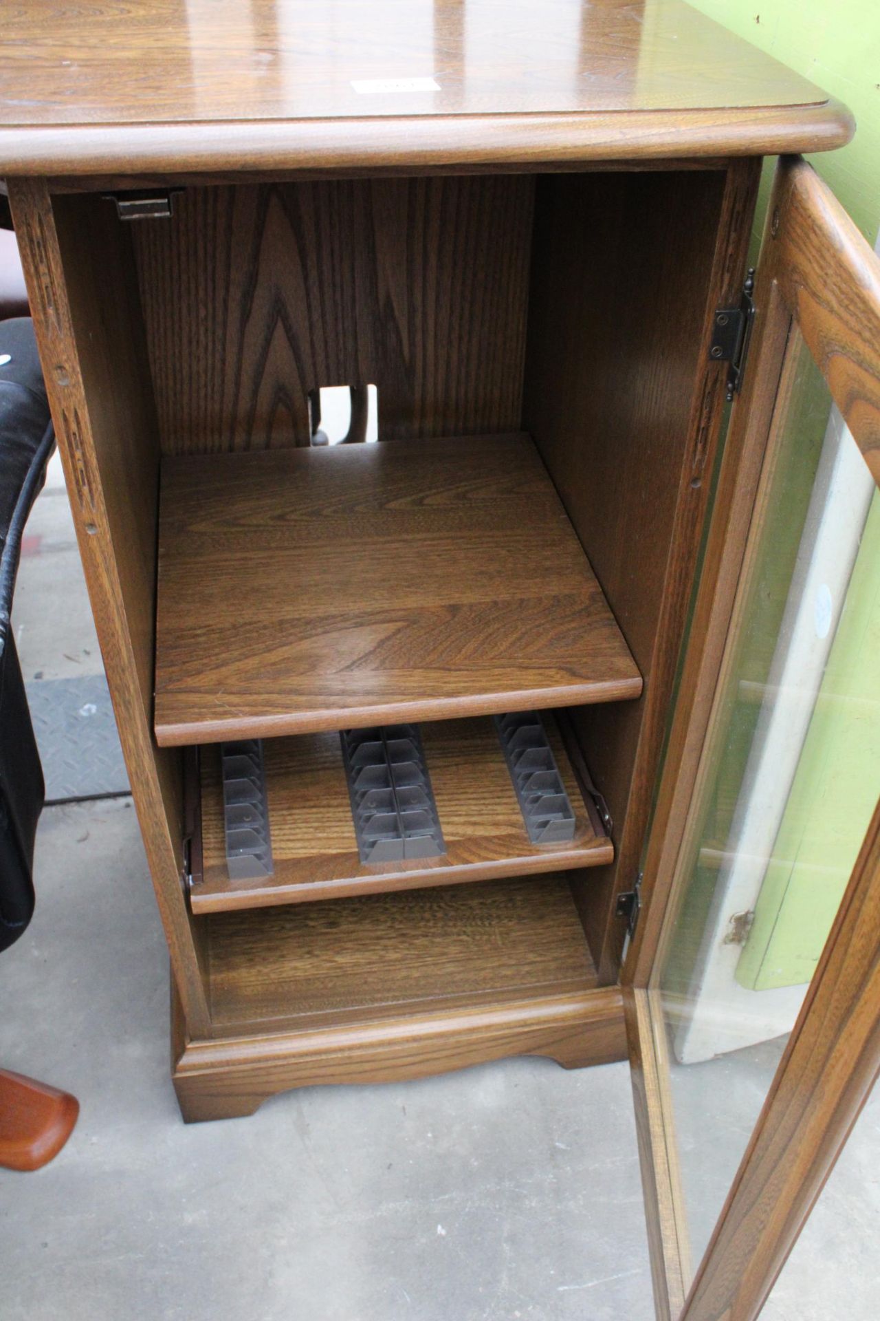 AN ELM ERCOL CABINET - Image 2 of 2