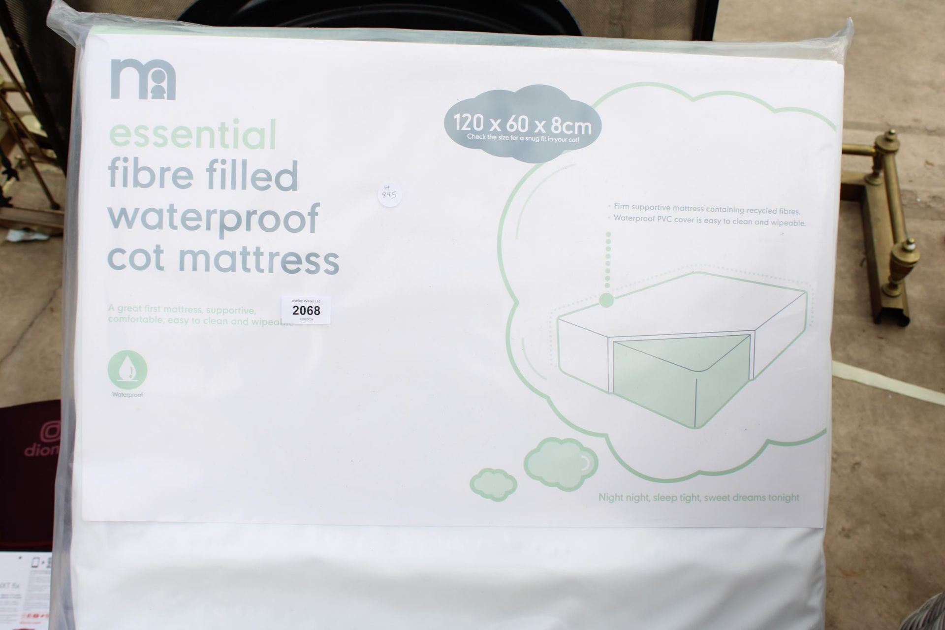 AN AS NEW COT MATTRESS AND A DIONMO CAR SEAT - Image 2 of 5