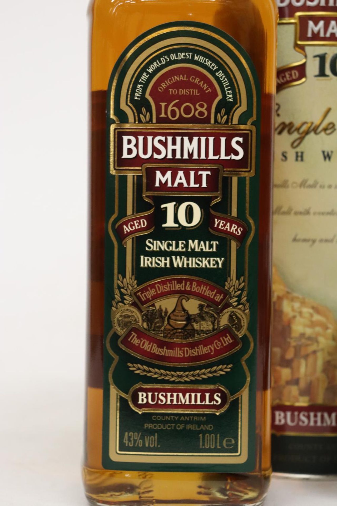 A BOTTLE OF BUSHMILLS 10 YEAR OLD MALT WHISKY, BOXED - Image 3 of 5