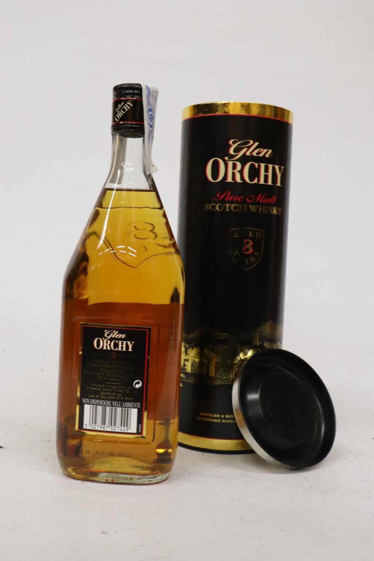 A BOXED BOTTLE OF GLEN ORCHY AGED EIGHT YEAR PURE MALT SCOTCH WHISKY - Image 5 of 5