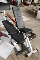 TWO WEIGHT LIFTING EXERCISE BENCHES