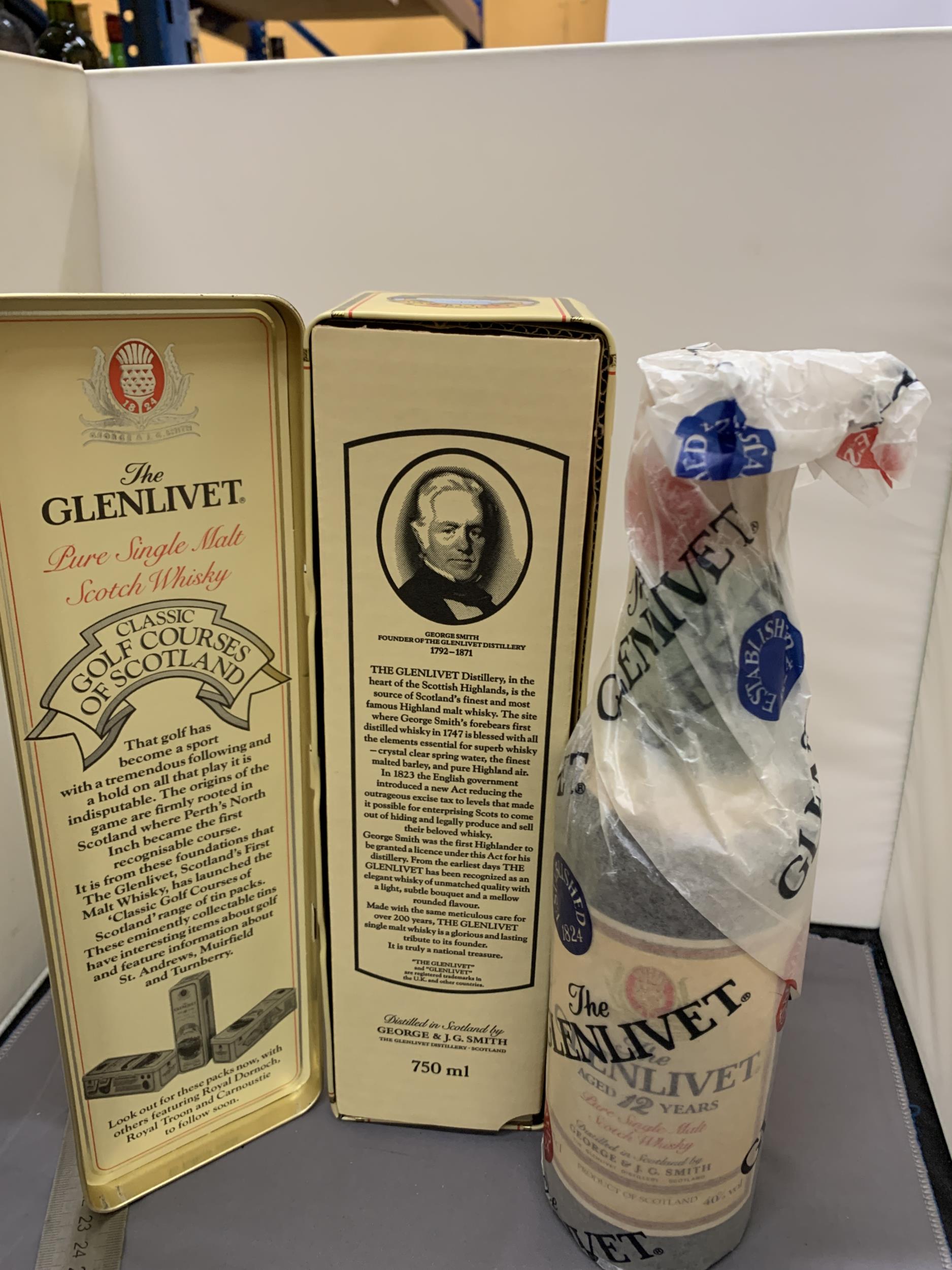THE GLENLIVET AGED 12 YEARS CLASSIC GOLF COURSES OF SCOTLAND TUNBERRY, 750ML IN ORIGINAL WRAPPING - Image 3 of 5