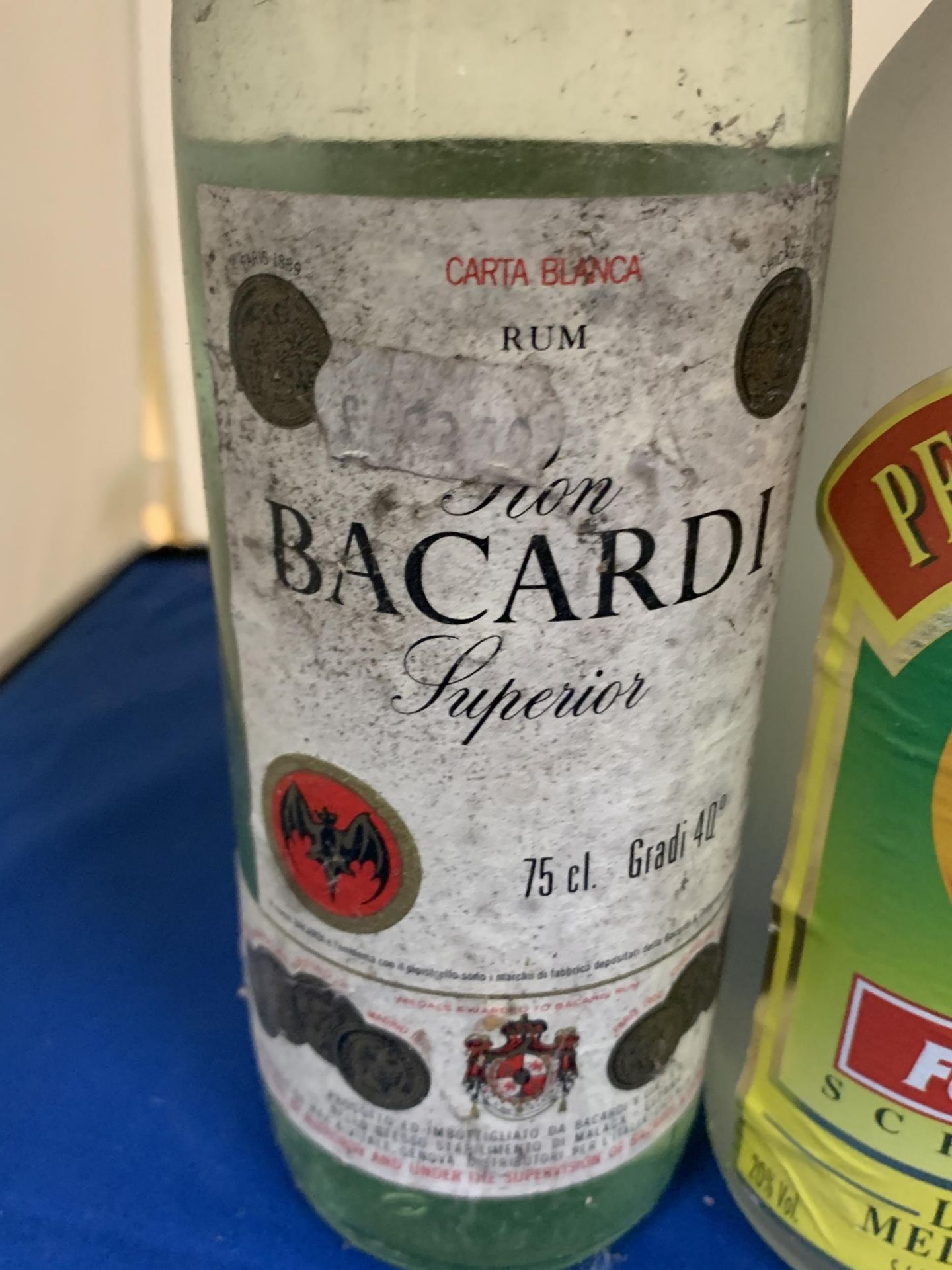 TWO BOTTLES TO INLCUDE A BACARDI SUPERIOR AND A PEACH LIQUEUR - Image 2 of 3