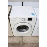 A WHITE SAMSUNG 8KG WASHING MACHINE