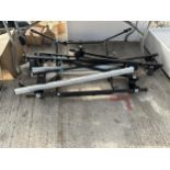 A COLLECTION OF CAR ROOF BARS TO INCLUDE THULE ETC