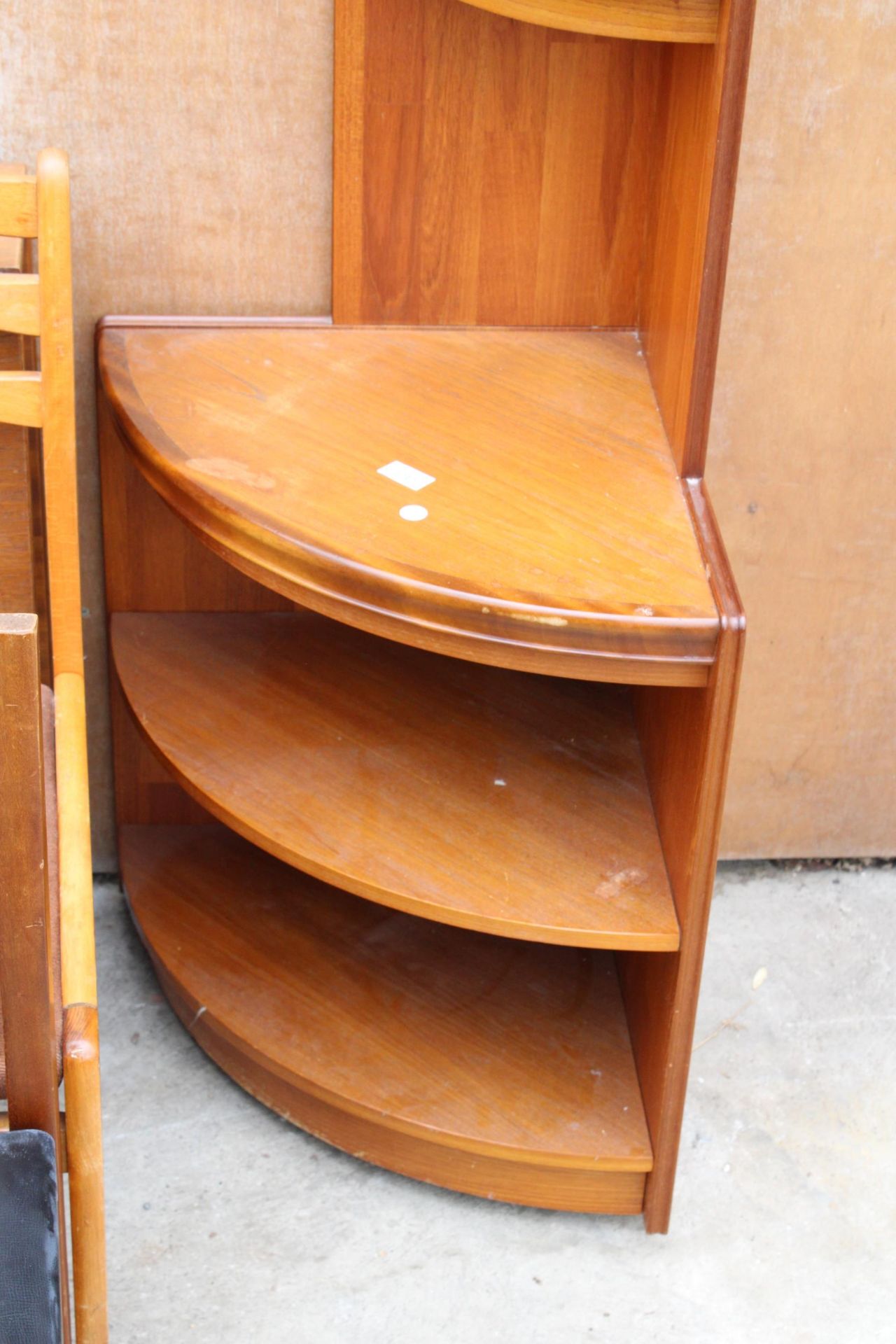 A RETRO TEAK CORNER CABINET - Image 2 of 3