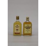 TWO 35CL BOTTLES OF WHISKY TO INCLUDE A SCOTCH AND A CANADIAN GOLD