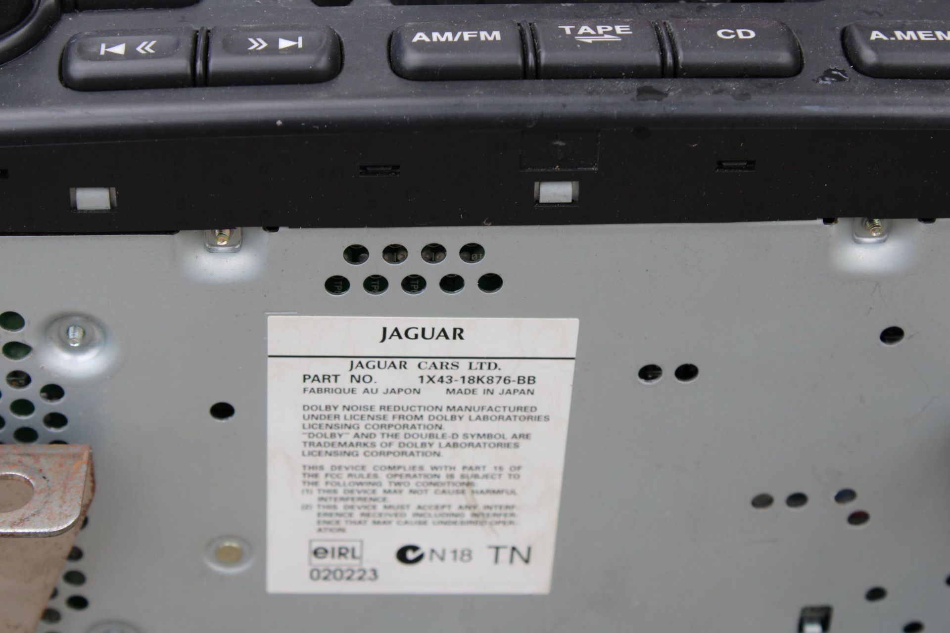 TWO JAGUAR SAT NAV CASSETTE UNITS - Image 3 of 4