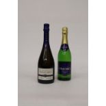 TWO 75CL BOTTLES TO INCLUDE A BOTTLE OF BLANQUETTE LIMOUX COGNAC AND A BOTTLE OF DEMI SEC CHAUMET