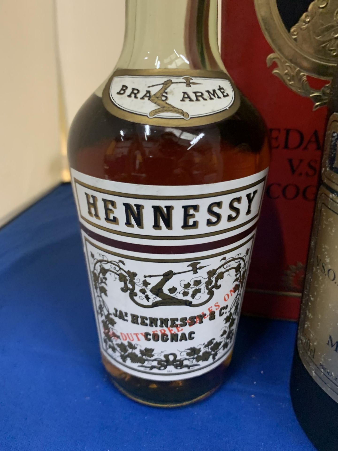 A BOXED BOTTLE OF MEDAILLON VSOP COGNAC AND A J A HENNESSY AND CO COGNAC - Image 3 of 3