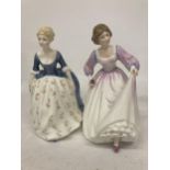 TWO ROYAL DOULTON FIGURINES - ALISON HN 2336 AND ASHLEY HN3420