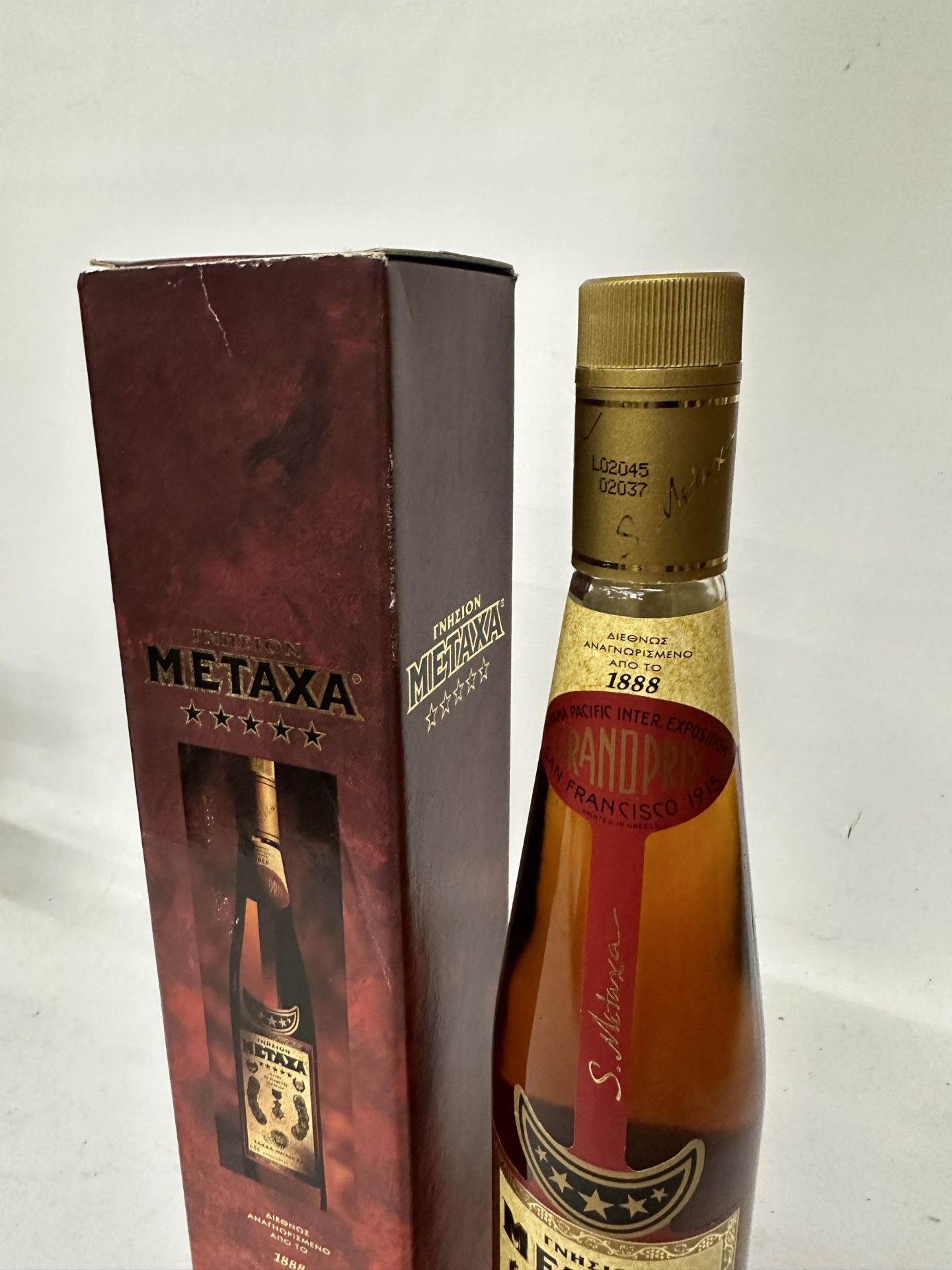 A BOXED 70CL 40% BOTTLE OF METAXA GREEK BRANDY - Bild 3 aus 4