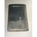 A HALLMARKED SHEFFIELD SILVER CARD CASE GROSS WEIGHT 63.25 GRAMS