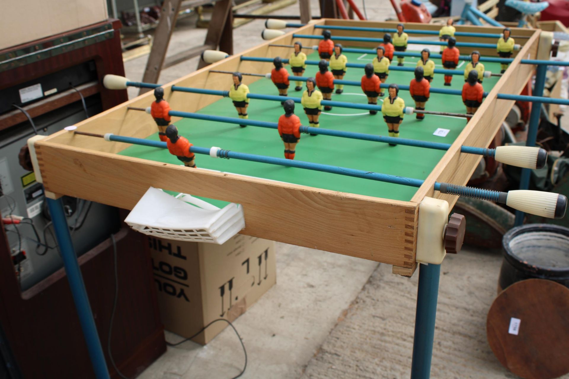 A SMALL TABLE FOOTBALL GAME - Image 2 of 2