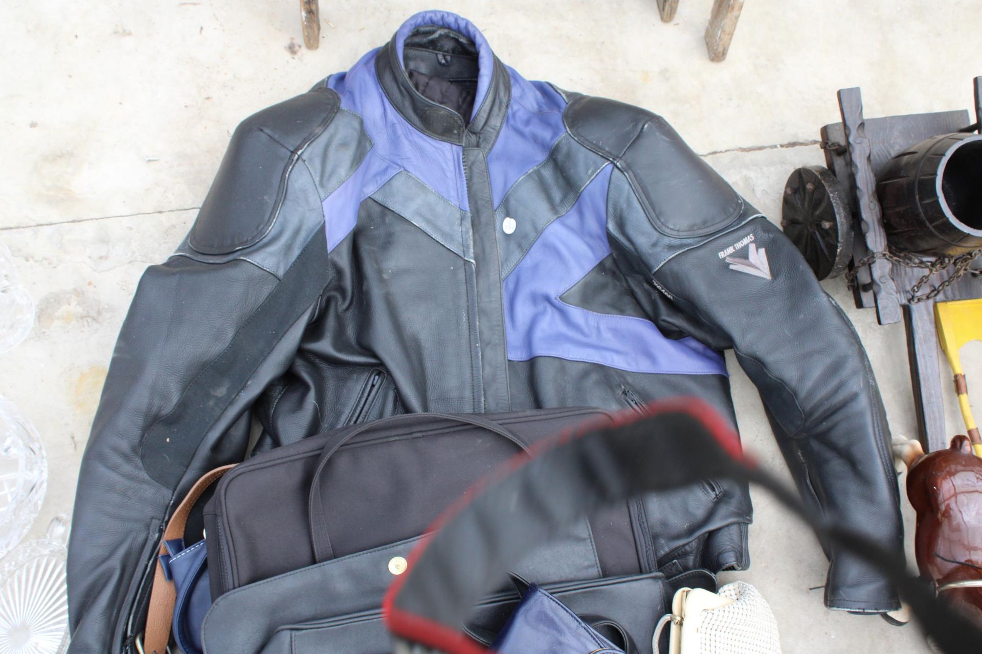 A MOTORBIKE JACKET AND AN ASSORTMENT OF LADIES HANDBAGS - Image 3 of 3