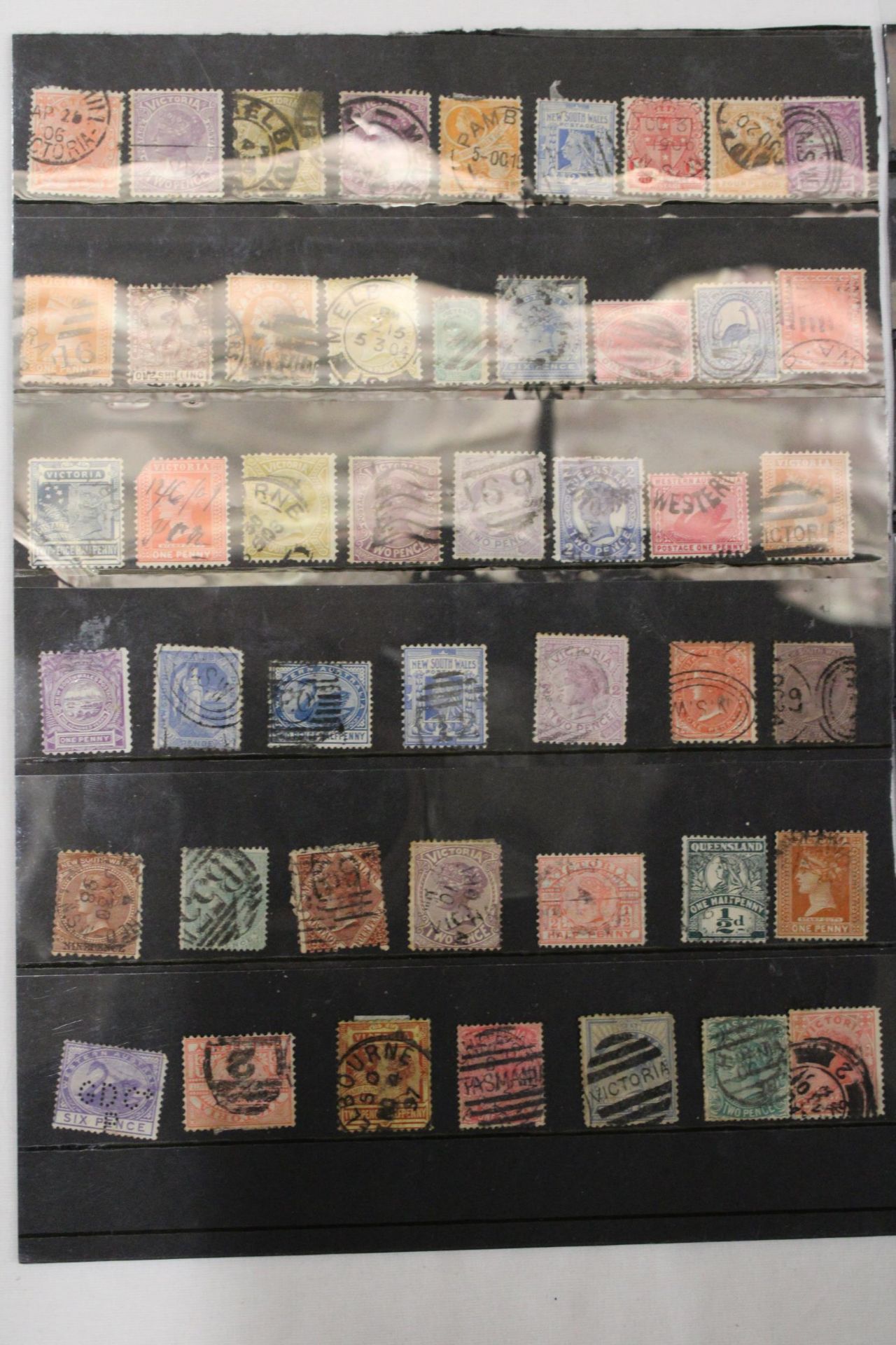 A COLLECTION OF VICTORIAN STATE STAMPS (2 PAGES) - Image 3 of 4