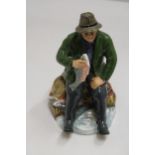 A ROYAL DOULTON FIGURE "A GOOD CATCH" HN 2258