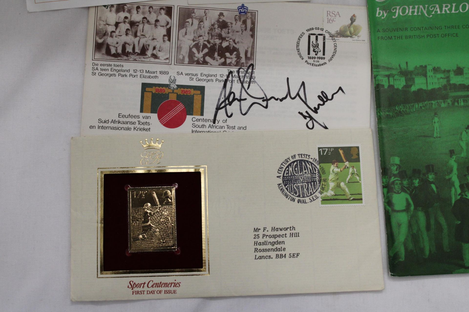 A COLLECTION OF SIGNED CRICKET MEMORIBILIA - Image 5 of 6