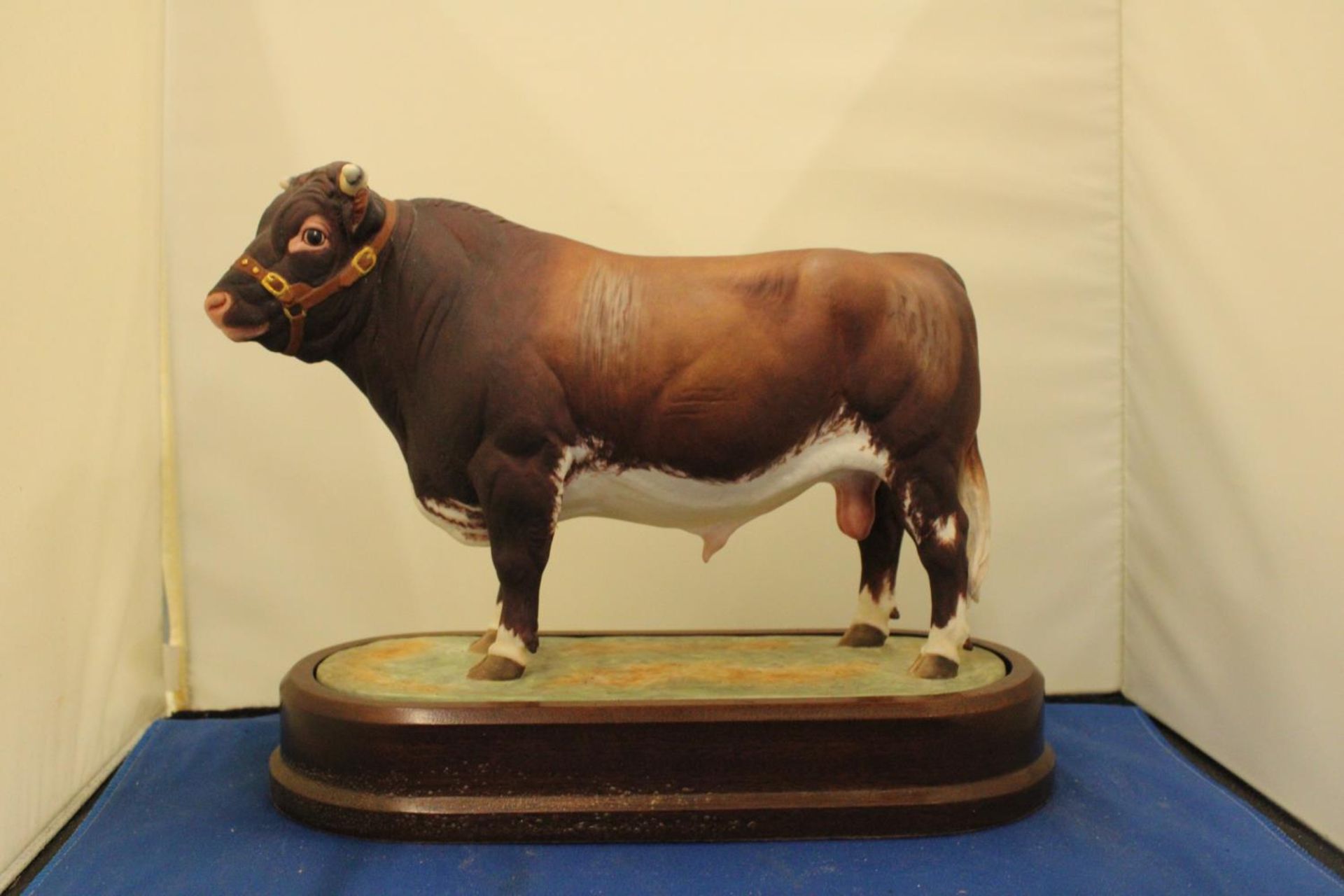 A ROYAL WORCESTER MODEL OF A DAIRY SHORTHORN BULL MODELLED BY DORIS LINDNER PRODUCED IN A LIMITED - Bild 2 aus 5