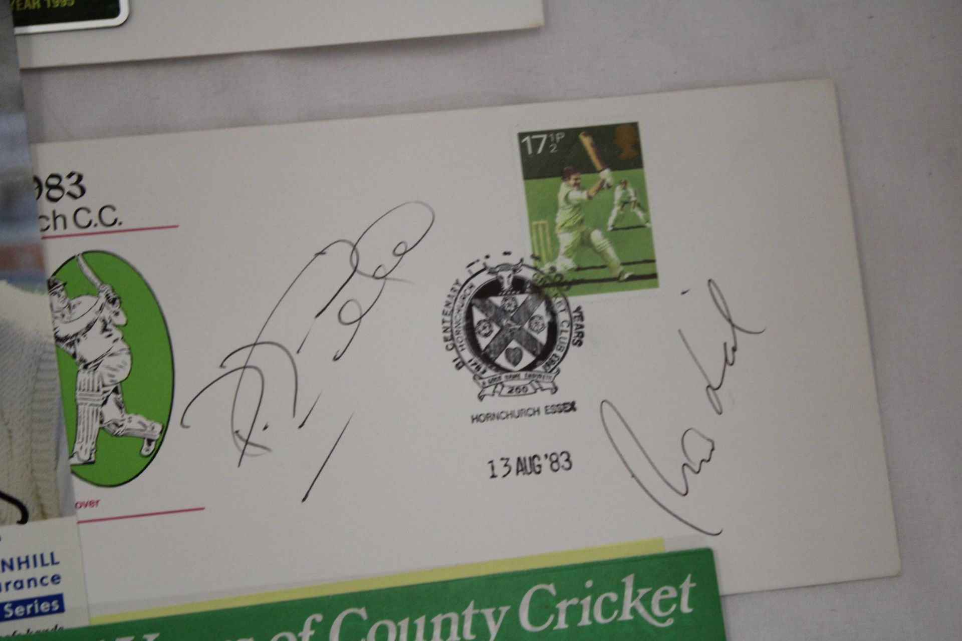 A COLLECTION OF SIGNED CRICKET MEMORIBILIA - Image 4 of 6
