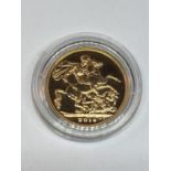 A 2014 GOLD SOVEREIGN