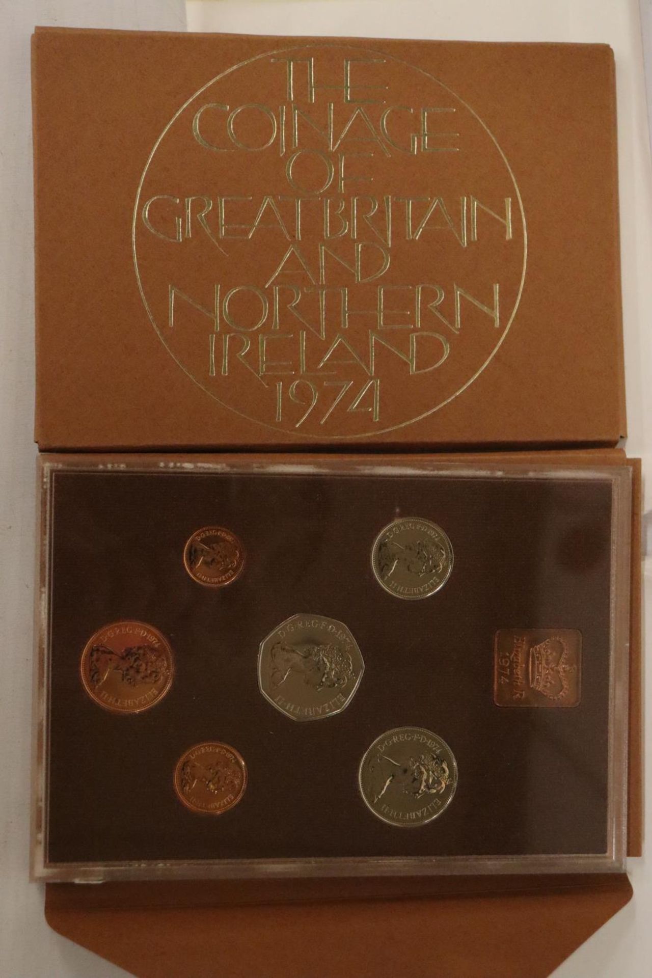 UK & NI , 2 X 1972, 2 X’73, 2 X ’74 AND 2 X ’75 YEAR PACKS OF COINS CONTAINED IN ENVELOPE - Image 3 of 5