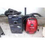 TWO VACUUM CLEANERS TO INCLUDE A HOOVER