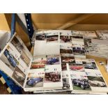 THREE ALBUMS CONTAINING APPROXIMATELY 645 VINTAGE CAR ELATED POSTCARDS IN THREE ALBUMS