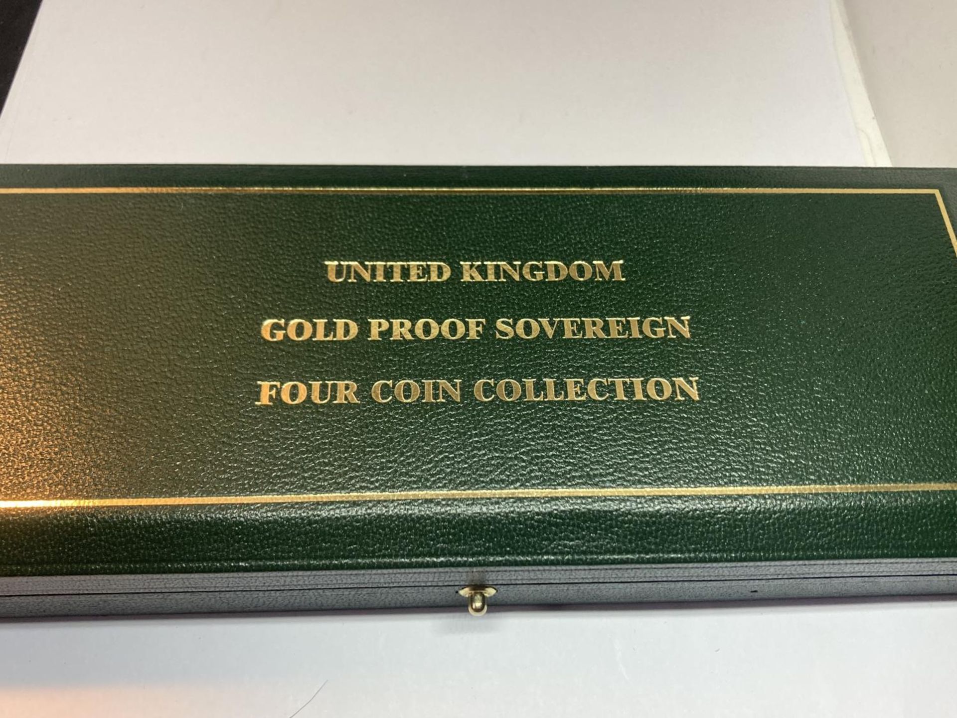 A 2002 ROYAL MINT GOLD PROOF FOUR COIN COLLECTION CELEBRATING QUEEN ELIZABETH II GOLDEN JUBILEE TO - Image 11 of 11