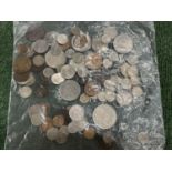 A LARGE QUANTITY OF SWEDISH COINS WITH BELIEVED SILVER CONTENT 75 GRAMS