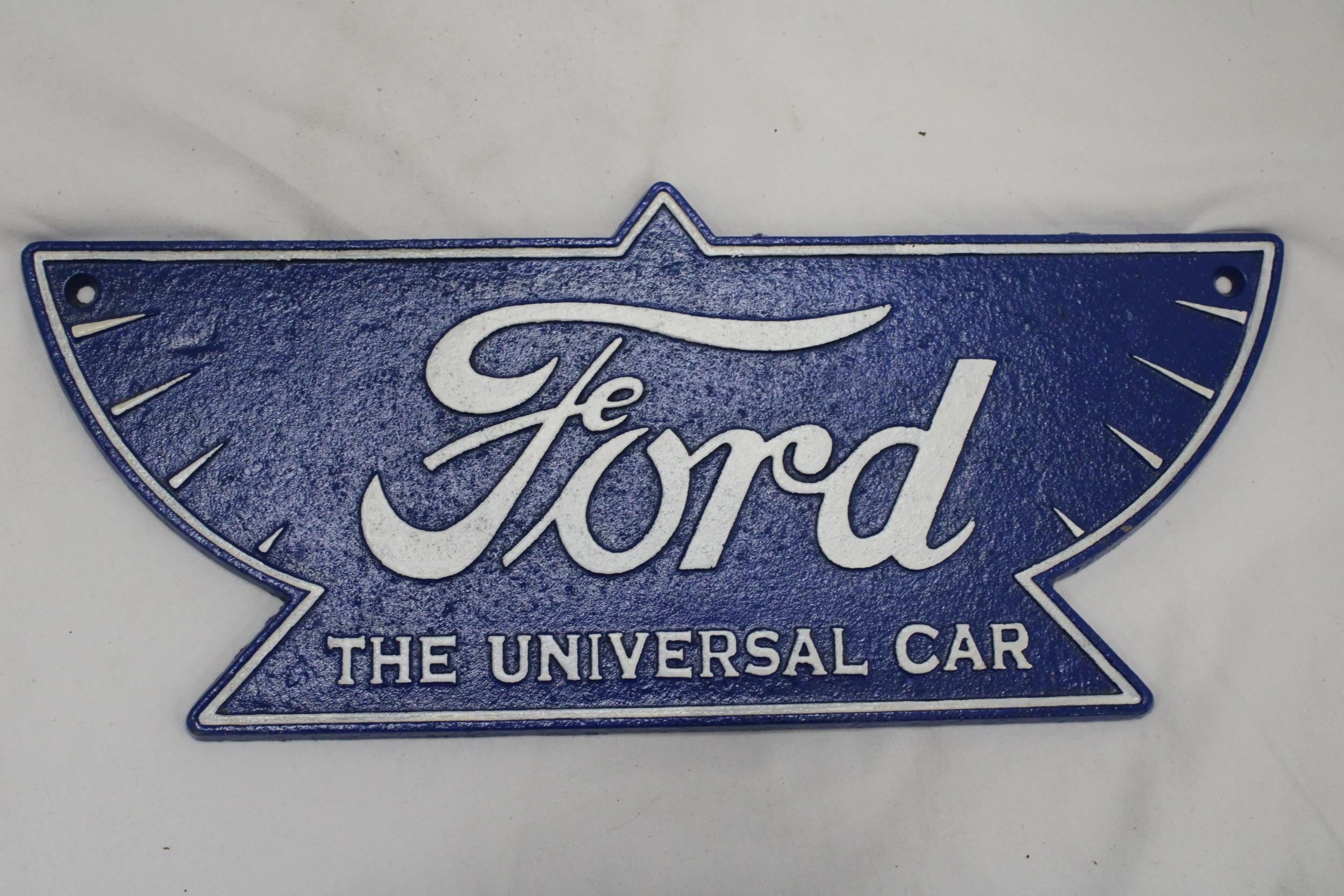 A CAST FORD THE UNIVERSAL CAR SIGN - Image 2 of 3
