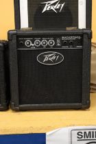 A PEAVEY MEDIUM SIZED GUITAR AMPLIFIER