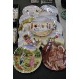 ELEVEN CABINET PLATESTO INCLUDE ROYAL WORCESTER 'SWEET SUMMER DAYS'