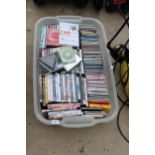 AN ASSORTMENT OF VARIOUS CDS AND DVDS