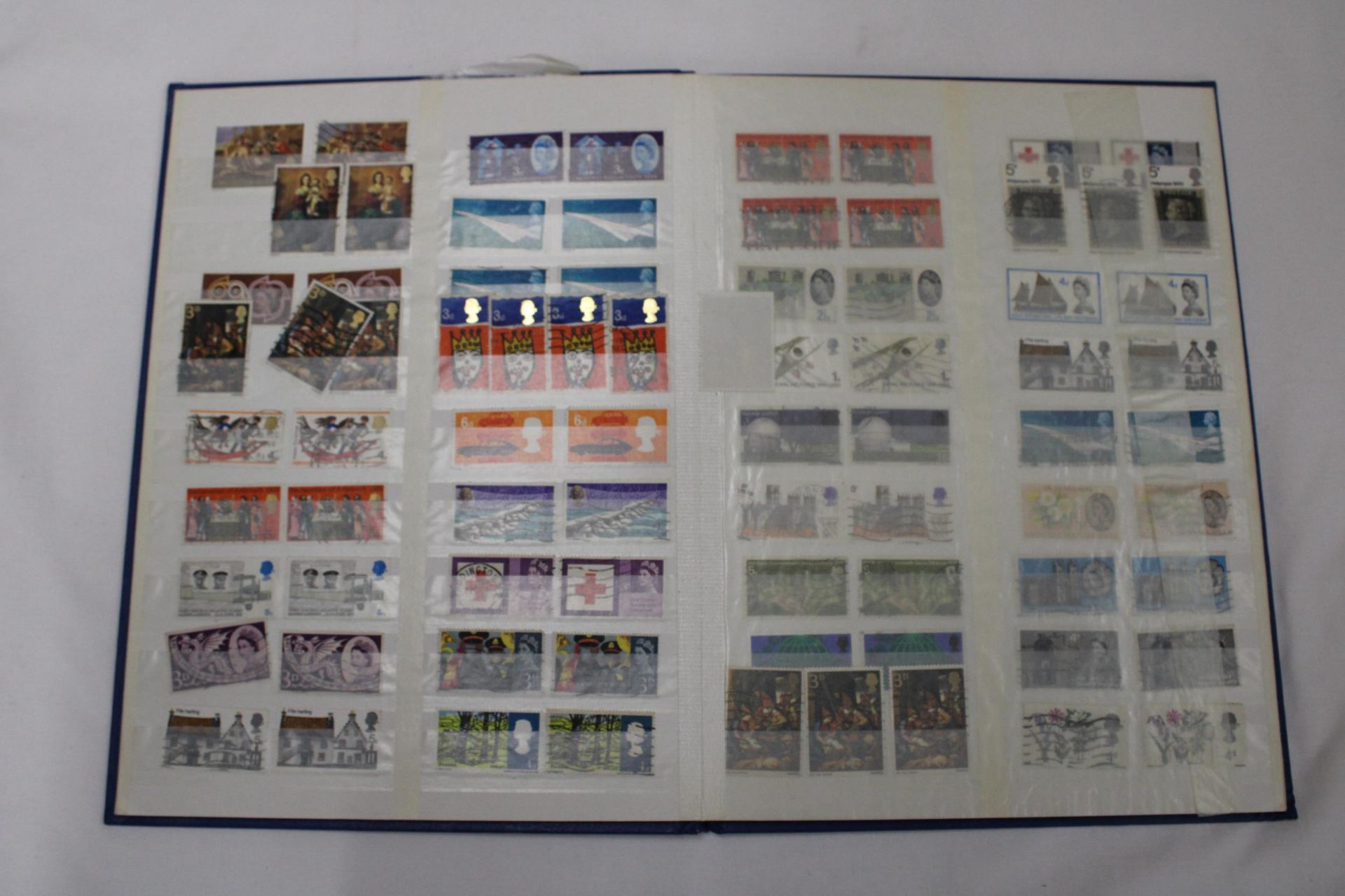 TWO FULL ALBUMS OF BRITISH STAMPS