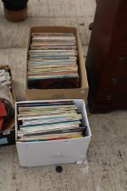 A LARGE ASSORTMENT OF LP RECORDS