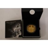 THE ROYAL MINT 2013 .925 AG PLATED WITH FINE GOLD . WEIGHT IS 28.28 GRMS THE 60TH ANNIVERSARY OF THE