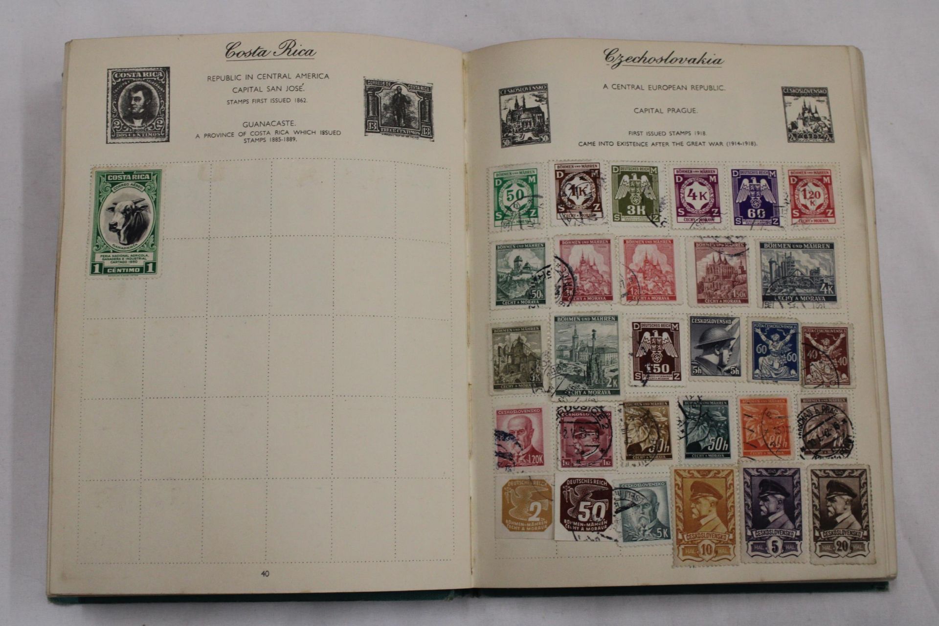 A STAMP ALBUM CONTAINING STAMPS FROM AROUND THE WORLD - Image 2 of 5