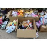 A LARGE ASSORTMENT OF CHILDRENS TEDDIES