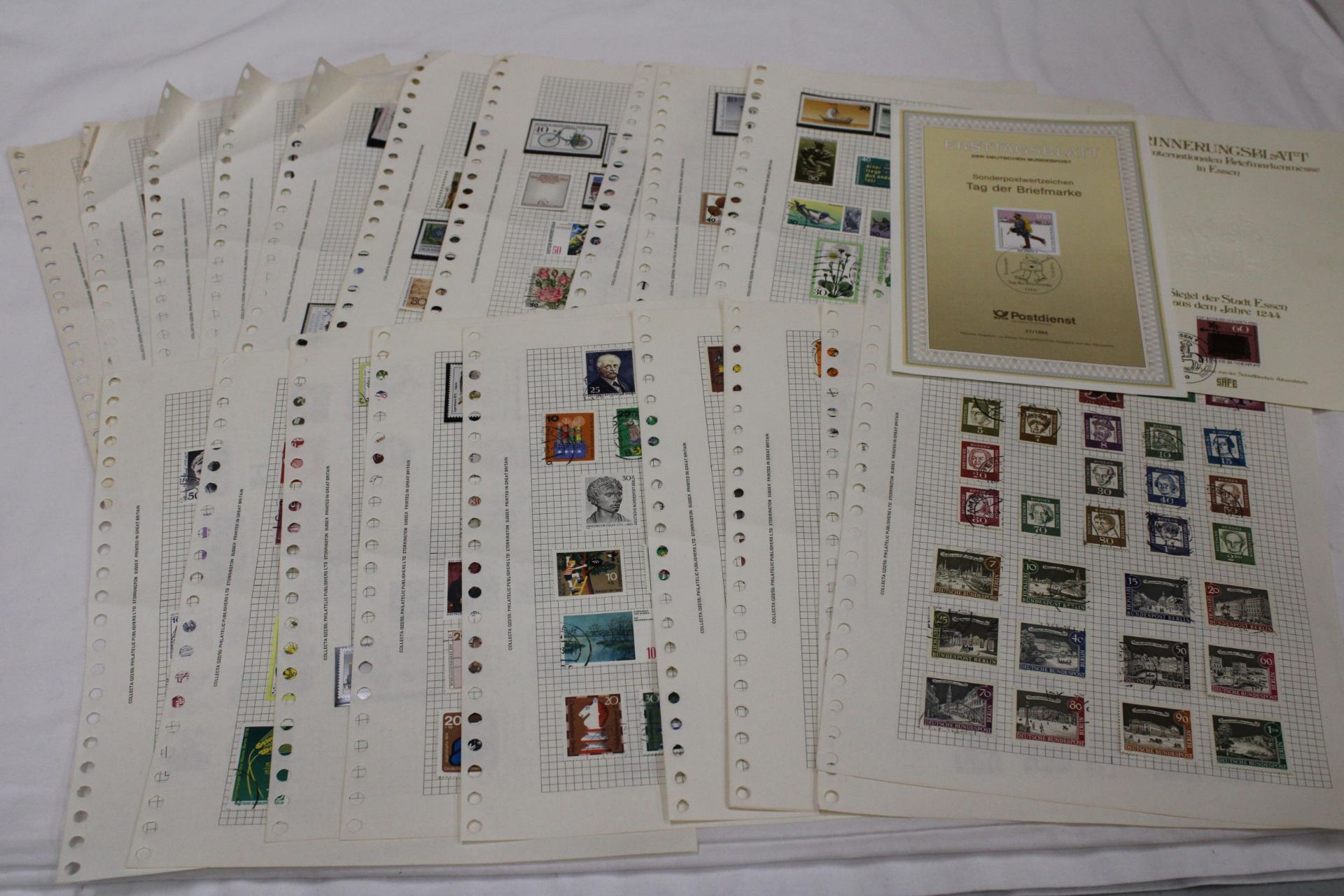 A COLLECTION OF GERMAN STAMPS