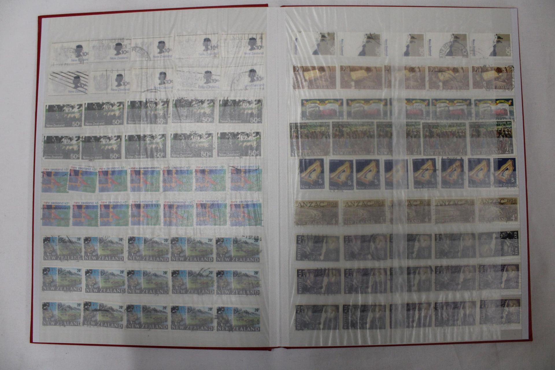 A FULL STOCK BOOK CONTAINING STAMPS OF NEW ZEALAND - Image 2 of 5