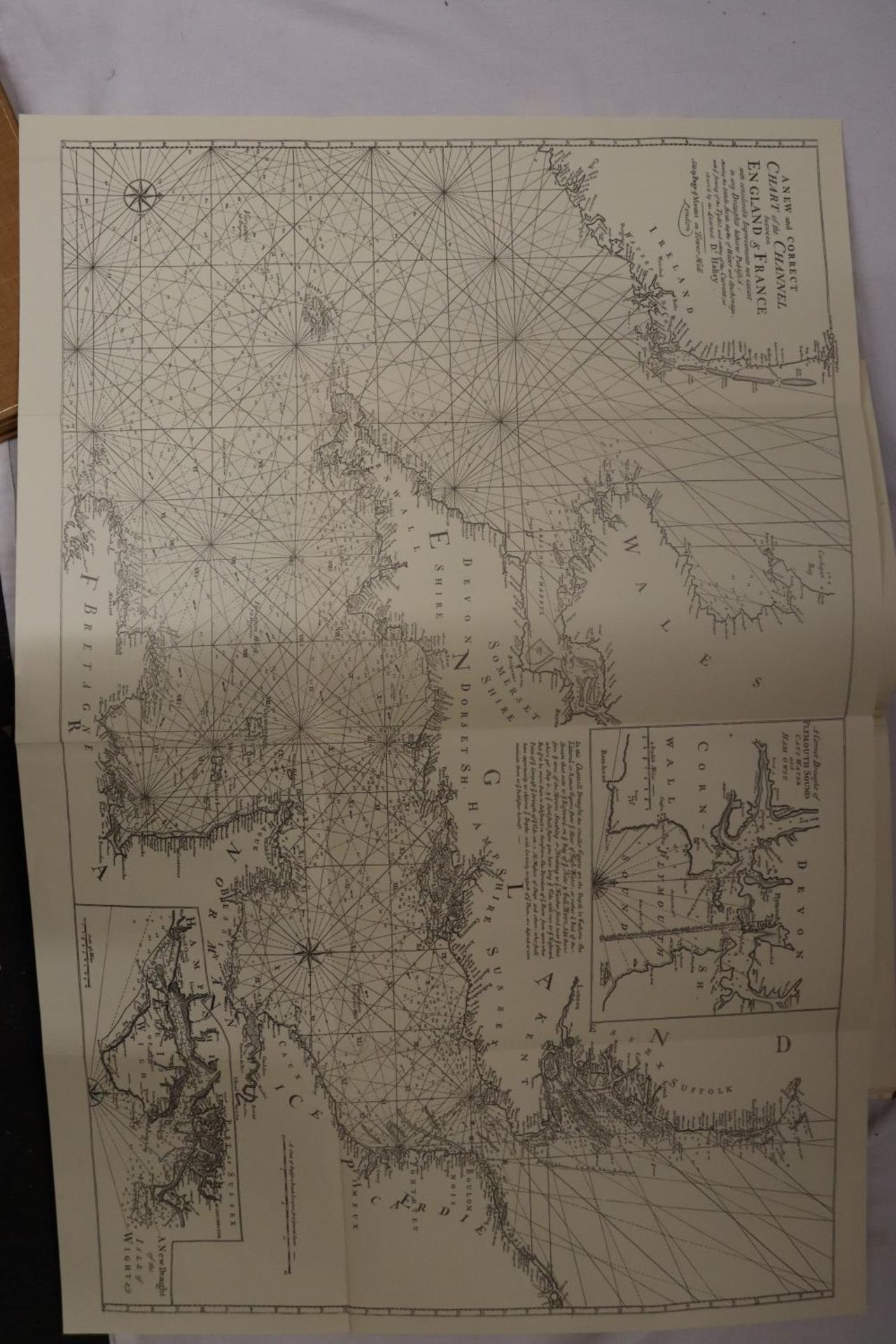 GREAT BRITAINS COASTING PILOT IN TWO PARTS BEING A NEW AND EXACT SURVEY OF THE SEA COAST. REPRINT OF - Bild 4 aus 6