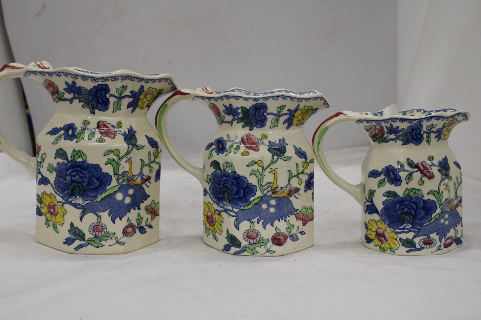 THREE MASON'S 'REGENCY' GRADUATED JUGS - Image 4 of 6