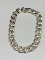 A SILVER WRIST CHAIN