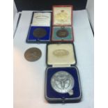 FOUR COMMEMORATIVE MEDALS, TO INCLUDE RHODESIAN INDEPENDANCE, PHOTOGRAPHY ETC